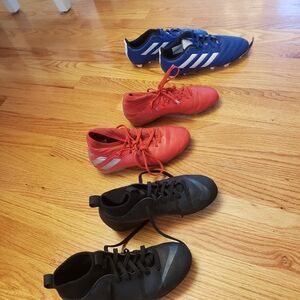 Adidas Multi-Color Soccer Cleats - Blue, Red, Black
